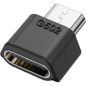 USB-C Adapter Compatible with Raser Basilisk Ultimate/Viper Ultimate/DeathAdder V2 Pro Wireless Mouse,Micro USB to Type-C Converter | Model-Specific Fit | Support Charge & Data Sync