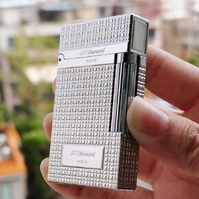Trench Lighter, Ligne 2 Lighters, Clear Ping Sound, Adjustable Soft Flame, Refillable, Unique Gift for Family Men Friend