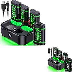 Bundle Offer: Extended Playtime with NinjajoyOX Xbox Controller Batteries(4800mWh & 3600mWh)