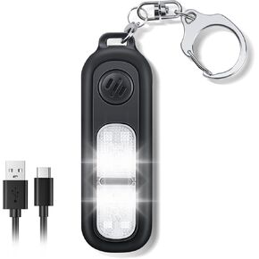 ‌ELECPOW 130dB Personal Safety Alarm with Strobe Light - Wearable Clip & Keychain for Women Running, Self Defense - Emergency Protection for Kids & Adults