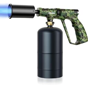 Sondiko Propane Torch Head - Powerful Kitchen Torch for Cooking, BBQ, and Steak Searing - Sous Vide - Charcoal Lighter and Welding Torch - Perfect Campfire Starter(Propane Tank Not Included)