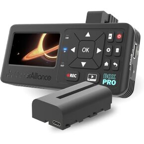 Box Pro Pocket, Portable 1080p60fps Video Recorder and Converter with Built-in Screen, Battery Power, and Support for HDMI, RCA, YPbPr, VGA Inputs.