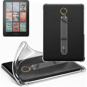 Case for 6.8" Kindle Paperwhite (11th Generation-2021) and Kindle Paperwhite Signature Edition, Slim Premium Durable PU Leather Cover with Hand Strap, Auto Sleep/Wake,Light Green