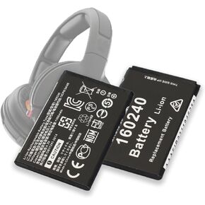 2 Pack 160240 Lithium Battery Replacement for Steelseries Arctis Pro Wireless Batteries for Siberia 800, Siberia 840, 61298RX Headsets, H Wireless Gaming Headset