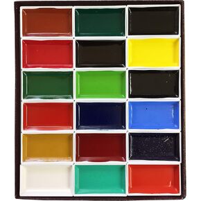 Paint for Japanese Painting Horn Face Aya Ayami Ink 20 Colors