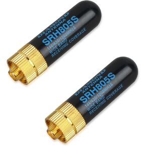 Antenna SRH805S for Baofeng UV-5R Mini Short Walkie Talkie, SMA-Female Dual Band Antenna Replacement Compatible with Baofeng BF-888s Two Way Radio