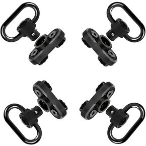 Sling Swivel Mount Quick Detach Sling Attachment w/Push Button Compatible with Mlok System for 2 Point Sling (4PCS)