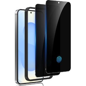 2 Pack for Samsung Galaxy S25 Ultra Privacy Screen Protector Tempered Glass, Fingerprint Unlocking, 25° Anti Spy S25 Ultra Screen Protector, Full Coverage, Case Friendly, Easy Installation