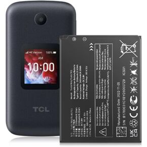TLi017D1 Battery,(𝟮𝟬𝟮5 𝗡𝗲𝘄 𝗨𝗽𝗴𝗿𝗮𝗱𝗲𝗱) 2500mAh High Capacity Li-ion Replacement Battery for TCL Flip Pro VZW-TCL-4056W/4056S Phone
