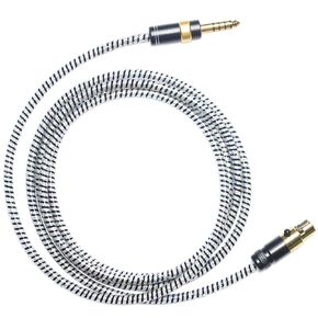 Gucraftsman 6n Ofc Silver Plated+Crugering طبقة استبدال سماعة الرأس 4.4 مم 3.5 مم 4PIN XLR كابلات SENNHEISER HD490 PRO HD490 PRO PLUS (توصيل 4.4 مم)