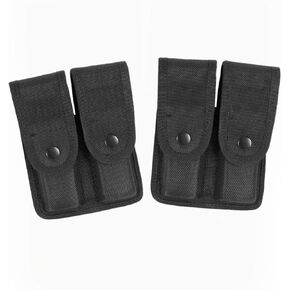 اثنين من حزمة 9 ملم مقولبة نايلون مزدوجة ماج ， التكتيكية Universal 9mm مجلة مسدس الحقيبة Fit Glock