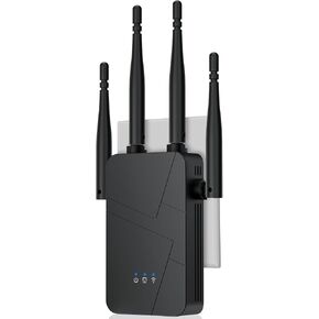 2025 WiFi Extender, 10000 sq.ft Internet Extender WiFi Booster, Long Range Wireless Repeater Signal Amplifier for Home, Mesh Wi-Fi 99% Faster | Broader Than Ever, Support 55+ Devices, 1-Tap Setup