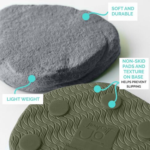JumpOff Jo - Rocksteady - Balance & Coordination Enhancing Blocks and Stepping Foam Stones, Sensory Toys for Kids - Indoor and Outdoor Obstacle Course in Saudi Arabia