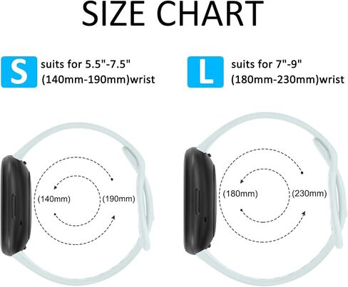 4 PACK Bands Compatible with Fitbit Versa 4 & 3 Bands/Sense 2 / Sense Band Women Men, Classic Soft Straps for Fitbit Versa 4 / Versa 3 /Sense 2 / Sense Smart Watch in Saudi Arabia