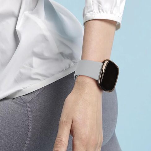 4 PACK Bands Compatible with Fitbit Versa 4 & 3 Bands/Sense 2 / Sense Band Women Men, Classic Soft Straps for Fitbit Versa 4 / Versa 3 /Sense 2 / Sense Smart Watch in Saudi Arabia