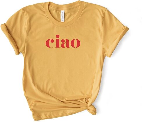 Ciao - قميص Ciao - Hello - قميص إيطاليا - تي شيرت Ciao - القميص الإيطالي - Ciao Bella - قميص Hello Italian - SoftStyle Sirt in Saudi Arabia