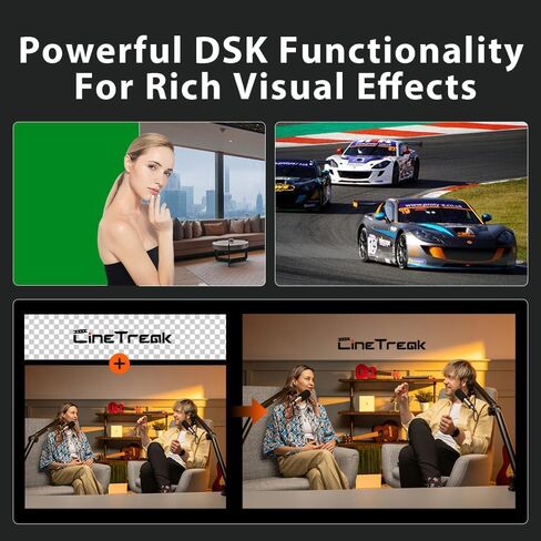 Stream SH 2HDMI & 2SDI Pro Video Switcher Mixer - PTZ Control ، Dual -Format Live Streaming ، Effects Studio & NDI update in Kuwait