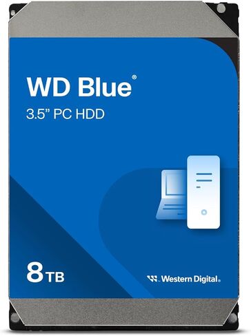 Western Digital 2TB WD Blue PC Internal Hard Drive HDD - 5400 RPM, SATA 6 Gb/s, 64 MB Cache, 3.5" - WD20EARZ in Kuwait