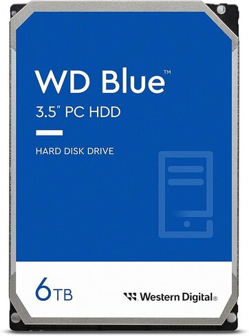 Western Digital 2TB WD Blue PC Drive الداخلية HDD - 5400 دورة في الدقيقة ، SATA 6 جيجابايت/ثانية ، ذاكرة التخزين المؤقت 64 ميجا بايت ، 3.5 " - WD20Earz in Kuwait