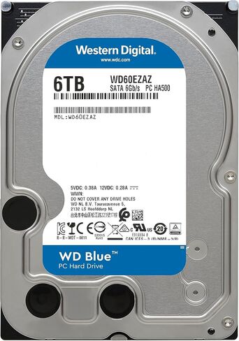 Western Digital 2TB WD Blue PC Drive الداخلية HDD - 5400 دورة في الدقيقة ، SATA 6 جيجابايت/ثانية ، ذاكرة التخزين المؤقت 64 ميجا بايت ، 3.5 " - WD20Earz in Kuwait