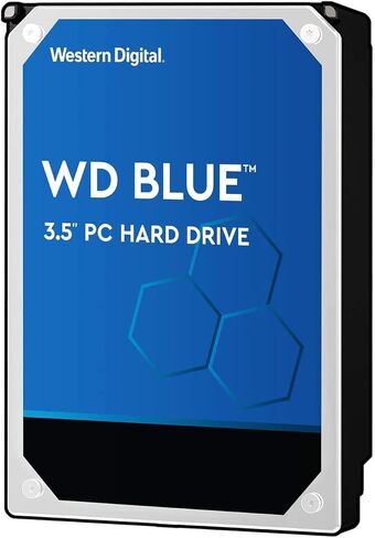 Western Digital 2TB WD Blue PC Drive الداخلية HDD - 5400 دورة في الدقيقة ، SATA 6 جيجابايت/ثانية ، ذاكرة التخزين المؤقت 64 ميجا بايت ، 3.5 " - WD20Earz in Kuwait