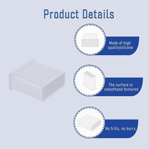 10 PCS BNC-B PORT PORT SLIPS ، يغطي السيليكون سدادات CAPS ، واقي المنفذ للكمبيوتر المحمول ، والهاتف ، والمعرف ؛ 0.35 " in Kuwait