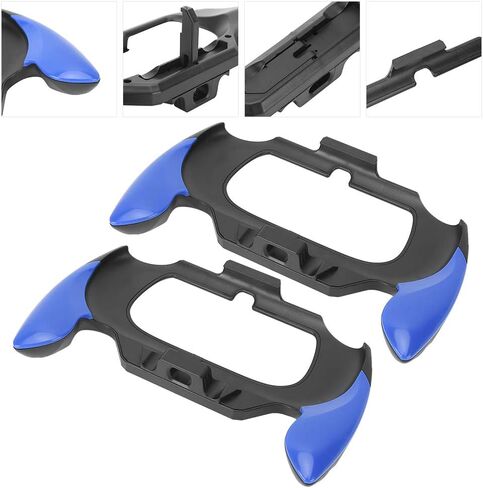2pcs قبضة اليد من البلاستيك قبضة المقبض الدعامة ل PSV2000 ل psvita ، gamepad المقود مقود حافظة شل حامل الدعم الدعم الدعم (أسود) (أسود) in Kuwait