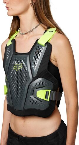 Fox Racing Raceframe Impact SB CE D3O Motocross Chest/Back Protector, Dark Shadow, L/XL in Saudi Arabia