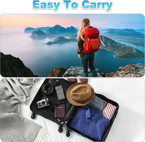 PATIKIL Camera Battery Pouch Case, 4 Pocket Nylon DSLR Battery Case Holder Storage Bag for AAA, LP-E6, LP-E8, NP-FW50, EN-EL14, EN-EL15 Batteries (Blue) in Kuwait
