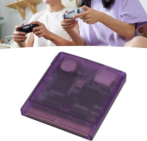 Zopsc Flash Memory Card for Gameboy, Professional 1000 in 1 8G Memory Card for GB GBC GBA SP, Combo Game Cartridge Expansion Card for Gamers (P Urple Transparent) in Kuwait