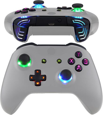 أزرار ABXY الأزرار المتطرفة متعددة الألوان تثير أزرار عمل DPAD Thumbsticks. in Kuwait