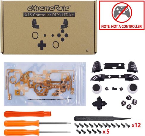 أزرار ABXY الأزرار المتطرفة متعددة الألوان تثير أزرار عمل DPAD Thumbsticks. in Kuwait
