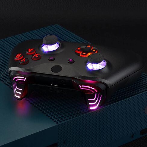 أزرار ABXY الأزرار المتطرفة متعددة الألوان تثير أزرار عمل DPAD Thumbsticks. in Kuwait