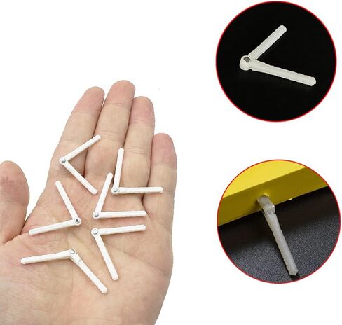 10PCS RC Airplane Plastic Pin Hinge for RC Plane Helicopter Aircraft DIY Model Plane Fix Wing Parts (2.5x43mm) in Saudi Arabia