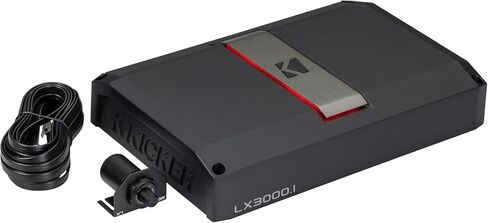 Kicker LX3000.1 3000w Mono Class-D Subwoofer Amplifier with Smart Bass (51LX30001) in Kuwait