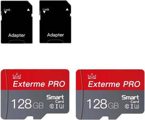 Micro SD Card 32GB Micro SD Cards 32GB مع SD ADAPTER CLASS 10 HISE SPED MINI SD للهواتف الذكية/الكاميرا/الكمبيوتر اللوحي 2. in Kuwait