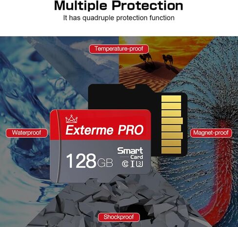 Micro SD Card 32GB Micro SD Cards 32GB مع SD ADAPTER CLASS 10 HISE SPED MINI SD للهواتف الذكية/الكاميرا/الكمبيوتر اللوحي 2. in Kuwait
