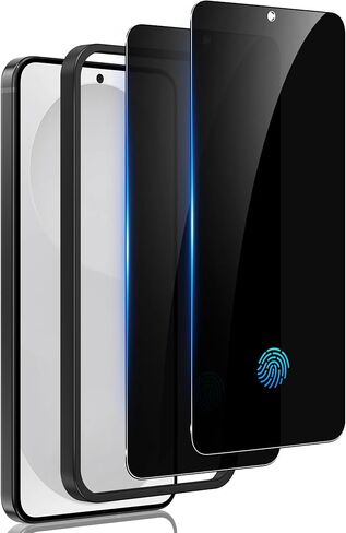 2 Pack for Samsung Galaxy S25 Ultra Privacy Screen Protector Tempered Glass, Fingerprint Unlocking, 25° Anti Spy S25 Ultra Screen Protector, Full Coverage, Case Friendly, Easy Installation in Kuwait