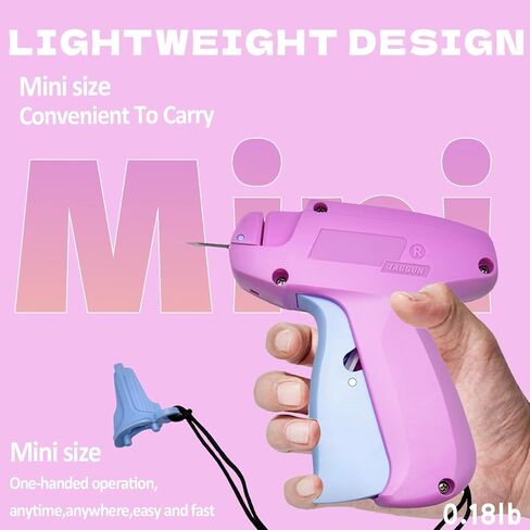 Mini Stitch Gun Speedy Fixer with 6 Needles for Clothing and Quilt Holder, 3500 Pcs(1500 White 5mm & 1500 Black 5mm & 200 10mm & 20/30/40/mm Each 100) Fasteners, Tagging Gun for Clothes, Gray in Saudi Arabia