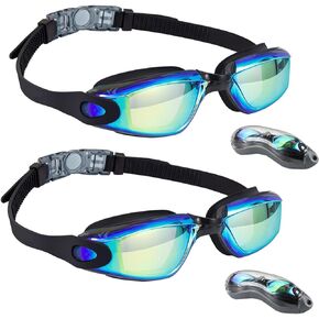 Kids Swim Goggles No Leaking Anti Fog Waterproof Adjustable Goggles for Kids Ages 2-14 Toddler Boys Grils
