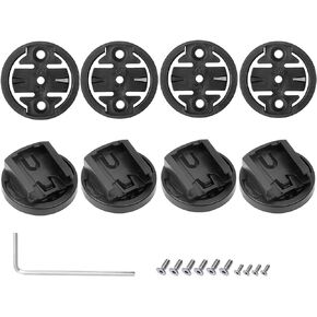 Bike Computer Mount For Garmin - 4 Pack Garmin Mount Insert Replacement Compatible With Out Front Garmin Bike Mounts, Garmin Cycling Computer Replacement Base, Cycling Combo Mount Road MTB Accessories