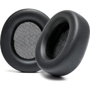 WC Upgraded Replacement Earpads for Steelseries Arctis Nova Pro Wireless Made by Wicked Cushions | Improved Durability, Thickness, Softer Leather, and Sound Isolation | 90's Black