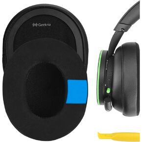 Geekria Sport Cooling Gel Replacement Ear Pads for Microsoft Xbox Wireless, Xbox Stereo Headset 20th Anniversary Special Edition Headphones Ear Cushions, Headset Earpads, Ear Cups Cover (Black)