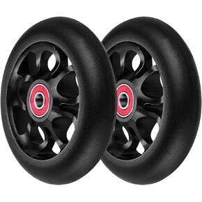 2Pcs 110mm Pro Scooter Wheels with Abec 9 Bearings Fit for MGP/Razor/Lucky Envy/Vokul Pro Scooters Replacement Wheels