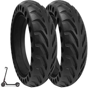 2x Solid Tire for Xiaomi M365, M365 Pro electric scooter, 8.5 inches Puncture proof spare tire for front and rear wheel with honeycomb structure for better handling and shock absorption