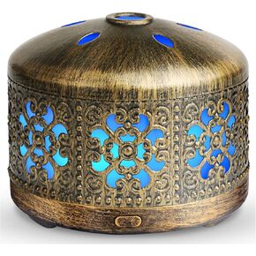 موزع روائح عطرية صغير لاسلكي، ناشر معدني لاسلكي للزيوت العطرية، ناشر روائح محمول للعلاج بالبطارية يعمل بالبطارية وشحن USB، ناشر للسيارة وغرفة النوم والحمام in Kuwait