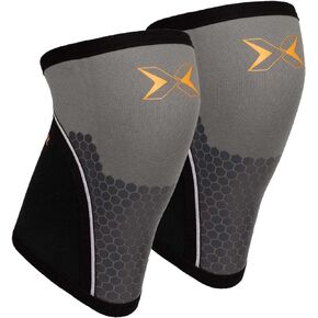 PICSIL Knee Sleeves 5&7mm (1 Pair) Support & Compression for Weightlifting, Powerlifting & Cross Training, Premium Protective Knee Pads for Comfort and Safety, Women & Men