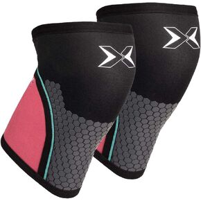 PICSIL Knee Sleeves 5&7mm (1 Pair) Support & Compression for Weightlifting, Powerlifting & Cross Training, Premium Protective Knee Pads for Comfort and Safety, Women & Men