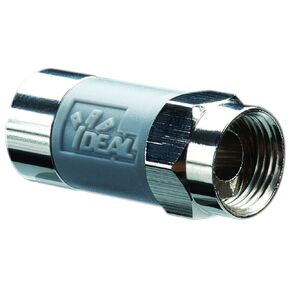 IDEAL INDUSTRIES INC. 85-069 Nickel Push-On F-Connectors (4 Pack)