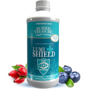 Buried Treasure LumiShield Plus - Peppermint Flavor 16 oz. Eye Health Support in Liquid Supplement